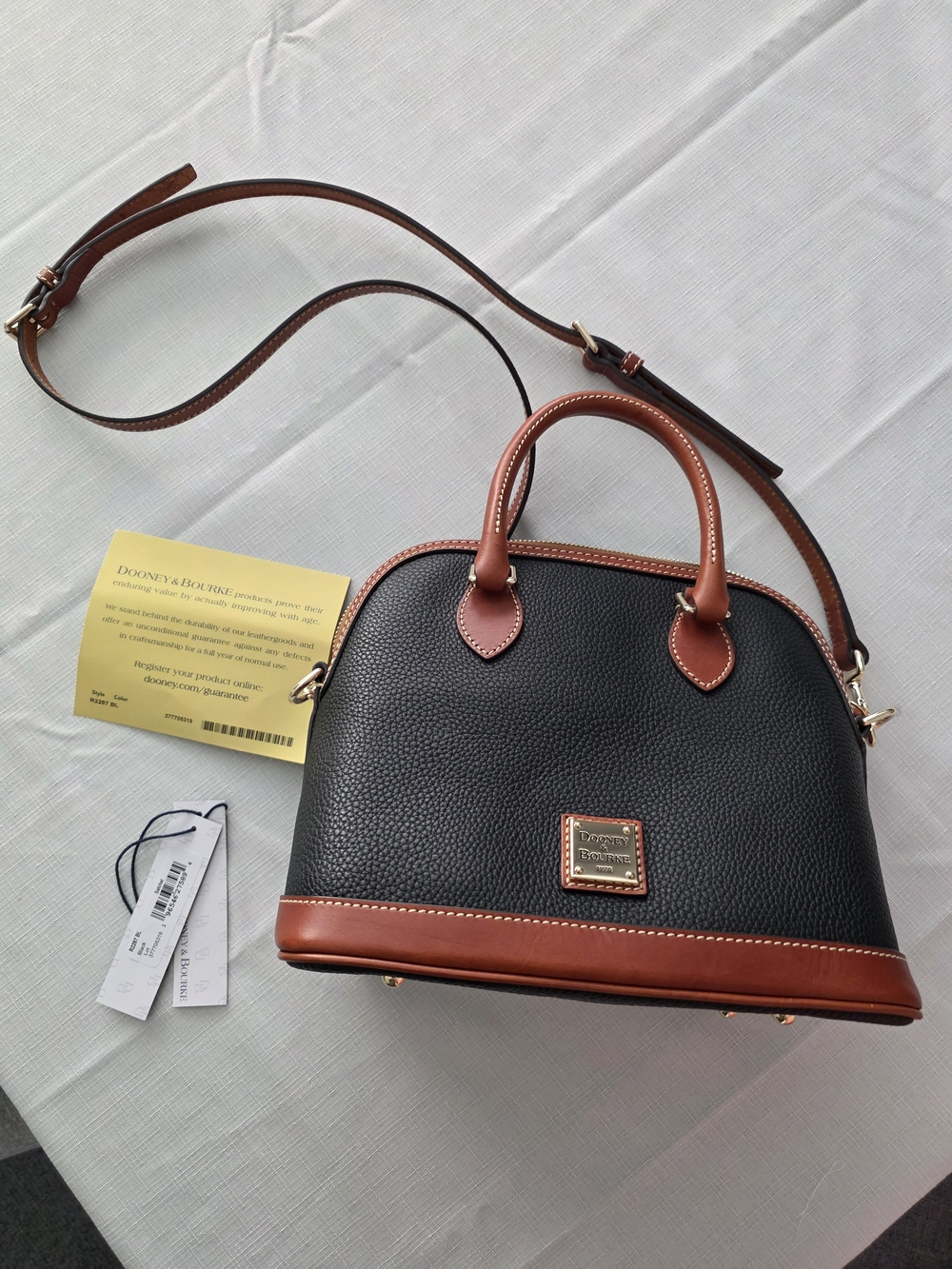 Dooney And Burke Dome Leather Satchel